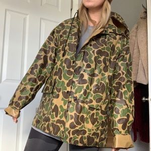 Pioneer Raingear Oversized Camo Rainjacket